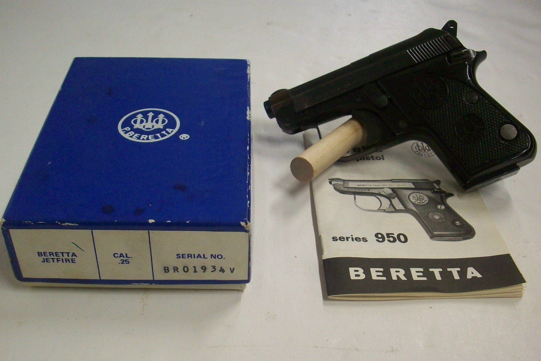 Beretta Model 950 BS Jetfire Semi-Auto Pistol Parts